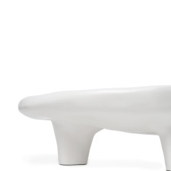 MESA DE CENTRO DE RESINA INARO PARA SALÓN DE ESTILO CONTEMPORÁNEO ORGÁNICO