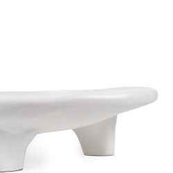 MESA DE CENTRO DE RESINA INARO PARA SALÓN DE ESTILO CONTEMPORÁNEO ORGÁNICO