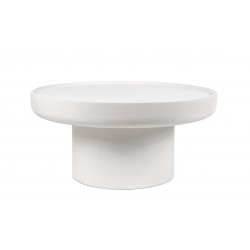 MESA AUXILIAR Y DE CENTRO DE MDF LACADO RODNEY PARA SALÓN DE ESTILO CONTEMPORÁNEO