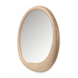 ESPEJO DE PARED CON MARCO DE MADERA BERLÍN PARA RECIBIDOR ESTILO NÓRDICO