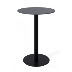 MESA ALTA DE PORCELÁNICO Y METAL LYA PARA COCINA O ZONA DE BARRA ESTILO MODERNO