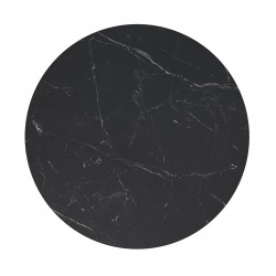 MESA DE COMEDOR DE PORCELÁNICO Y METAL LYA PARA COMEDOR O COCINA ESTILO MODERNO