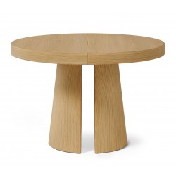 MESA DE COMEDOR EXTENSIBLE DE MADERA DE ROBLE MARCELLA PARA COMEDOR ESTILO NÓRDICO