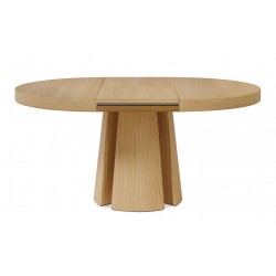 MESA DE COMEDOR EXTENSIBLE DE MADERA DE ROBLE MARCELLA PARA COMEDOR ESTILO NÓRDICO