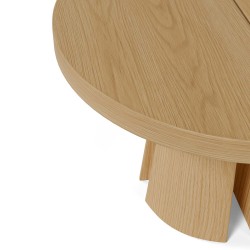MESA DE COMEDOR EXTENSIBLE DE MADERA DE ROBLE MARCELLA PARA COMEDOR ESTILO NÓRDICO