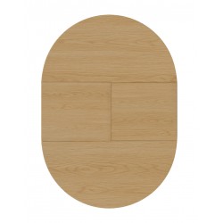 MESA DE COMEDOR EXTENSIBLE DE MADERA DE ROBLE MARCELLA PARA COMEDOR ESTILO NÓRDICO