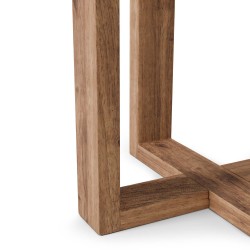 MESA DE COMEDOR DE CEMENTO GFRC VIOLETTE PARA INTERIOR Y EXTERIOR ESTILO NÓRDICO