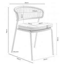 SILLA DE EXTERIOR PALMIRA