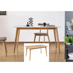 MESA DE MDF LACADO O CHAPA DE ROBLE ALICE-MARIE PARA COMEDOR ESTILO CONTEMPORÁNEO