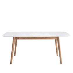 MESA EXTENSIBLE ENMA-KENNA DE ESTILO NORDICO
