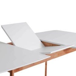 MESA EXTENSIBLE ENMA-KENNA DE ESTILO NORDICO