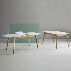 MESA EXTENSIBLE ENMA-KENNA DE ESTILO NORDICO