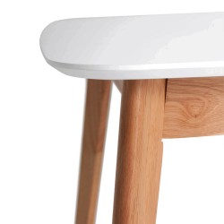MESA EXTENSIBLE ENMA-KENNA DE ESTILO NORDICO