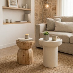 MESA AUXILIAR ARJUN DE MADERA DE MANGO