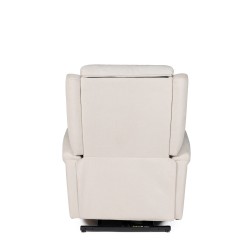 SILLÓN RELAX ELECTRICO CON TEJIDO ANTIMANCHAS BEIGE AKARI PARA SALÓN ESTILO CONTEMPORÁNEO