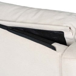 SILLÓN RELAX ELECTRICO CON TEJIDO ANTIMANCHAS BEIGE AKARI PARA SALÓN ESTILO CONTEMPORÁNEO