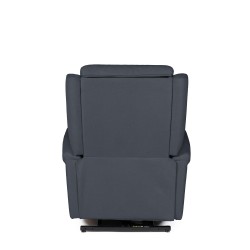 SILLÓN RELAX ELECTRICO CON TEJIDO ANTIMANCHAS GRIS OSCURO AKARI PARA SALÓN ESTILO CONTEMPORÁNEO