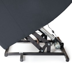 SILLÓN RELAX ELECTRICO CON TEJIDO ANTIMANCHAS GRIS OSCURO AKARI PARA SALÓN ESTILO CONTEMPORÁNEO