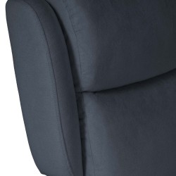 SILLÓN RELAX ELECTRICO CON TEJIDO ANTIMANCHAS GRIS OSCURO AKARI PARA SALÓN ESTILO CONTEMPORÁNEO