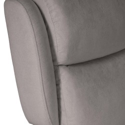 SILLÓN RELAX ELECTRICO CON TEJIDO ANTIMANCHAS TAUPE AKARI PARA SALÓN ESTILO CONTEMPORÁNEO