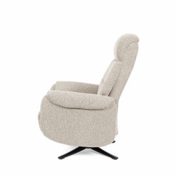 SILLÓN RELAX GIRATORIO ELECTRICO COLOR BEIGE TAMIKO PARA SALÓN ESTILO CONTEMPORÁNEO