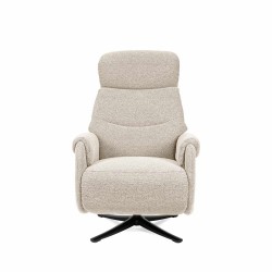 SILLÓN RELAX GIRATORIO ELECTRICO COLOR BEIGE TAMIKO PARA SALÓN ESTILO CONTEMPORÁNEO