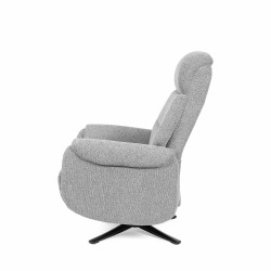SILLÓN RELAX GIRATORIO ELECTRICO COLOR GRIS TAMIKO PARA SALÓN ESTILO CONTEMPORÁNEO