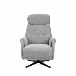 SILLÓN RELAX GIRATORIO ELECTRICO COLOR GRIS TAMIKO PARA SALÓN ESTILO CONTEMPORÁNEO