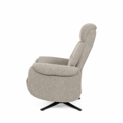 SILLÓN RELAX GIRATORIO ELECTRICO COLOR TAUPE TAMIKO PARA SALÓN ESTILO CONTEMPORÁNEO