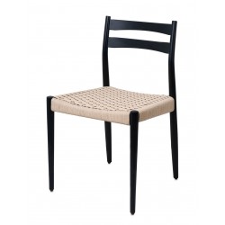 SILLA DE MADERA DE ROBLE BONNIE PARA COMEDOR ESTILO NÓRDICO