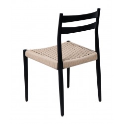 SILLA DE MADERA DE ROBLE BONNIE PARA COMEDOR ESTILO NÓRDICO