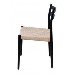 SILLA DE MADERA DE ROBLE BONNIE PARA COMEDOR ESTILO NÓRDICO