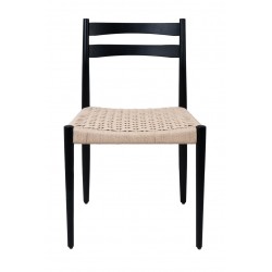 SILLA DE MADERA DE ROBLE BONNIE PARA COMEDOR ESTILO NÓRDICO