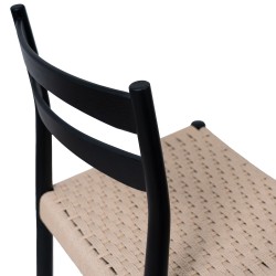 SILLA DE MADERA DE ROBLE BONNIE PARA COMEDOR ESTILO NÓRDICO