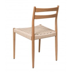 SILLA DE MADERA DE ROBLE BONNIE PARA COMEDOR ESTILO NÓRDICO