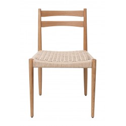 SILLA DE MADERA DE ROBLE BONNIE PARA COMEDOR ESTILO NÓRDICO