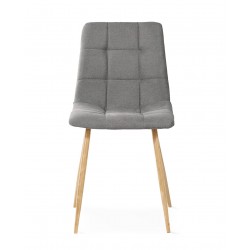 SILLA TAPIZADA EN TELA ANTIMANCHAS MINNIE PARA COMEDOR ESTILO NÓRDICO