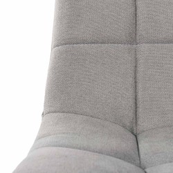 SILLA TAPIZADA EN TELA ANTIMANCHAS MINNIE PARA COMEDOR ESTILO NÓRDICO