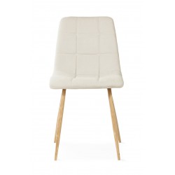 SILLA TAPIZADA EN TELA ANTIMANCHAS MINNIE PARA COMEDOR ESTILO NÓRDICO