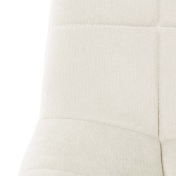 SILLA TAPIZADA EN TELA ANTIMANCHAS MINNIE PARA COMEDOR ESTILO NÓRDICO