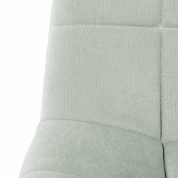 SILLA TAPIZADA EN TELA ANTIMANCHAS MINNIE PARA COMEDOR ESTILO NÓRDICO