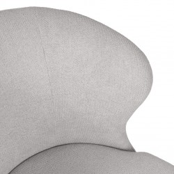 SILLA DE COMEDOR DE MADERA DE HAYA TANYA TAPIZADA PARA INTERIOR ESTILO ESCANDINAVO