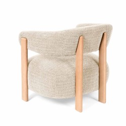 BUTACA DE MADERA DE HAYA MANILA PARA SALÓN ESTILO CONTEMPORÁNEO