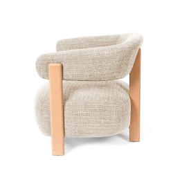 BUTACA DE MADERA DE HAYA MANILA PARA SALÓN ESTILO CONTEMPORÁNEO