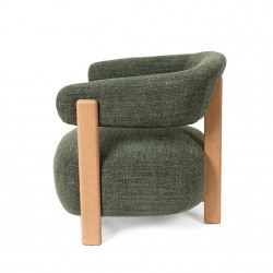 BUTACA DE MADERA DE HAYA MANILA PARA SALÓN ESTILO CONTEMPORÁNEO