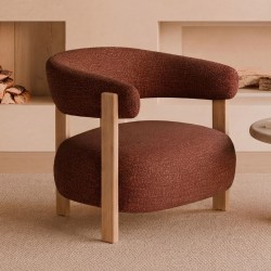 BUTACA DE MADERA DE HAYA MANILA PARA SALÓN ESTILO CONTEMPORÁNEO