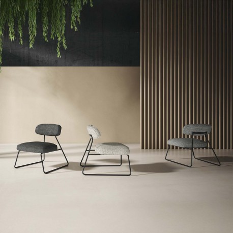 BUTACA DE METAL NICOSIA PARA SALÓN ESTILO CONTEMPORÁNEO