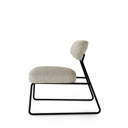 BUTACA DE METAL NICOSIA PARA SALÓN ESTILO CONTEMPORÁNEO