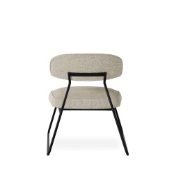 BUTACA DE METAL NICOSIA PARA SALÓN ESTILO CONTEMPORÁNEO