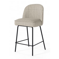 TABURETE DE METAL NELSON PARA COCINA O BARRA ESTILO CONTEMPORÁNEO